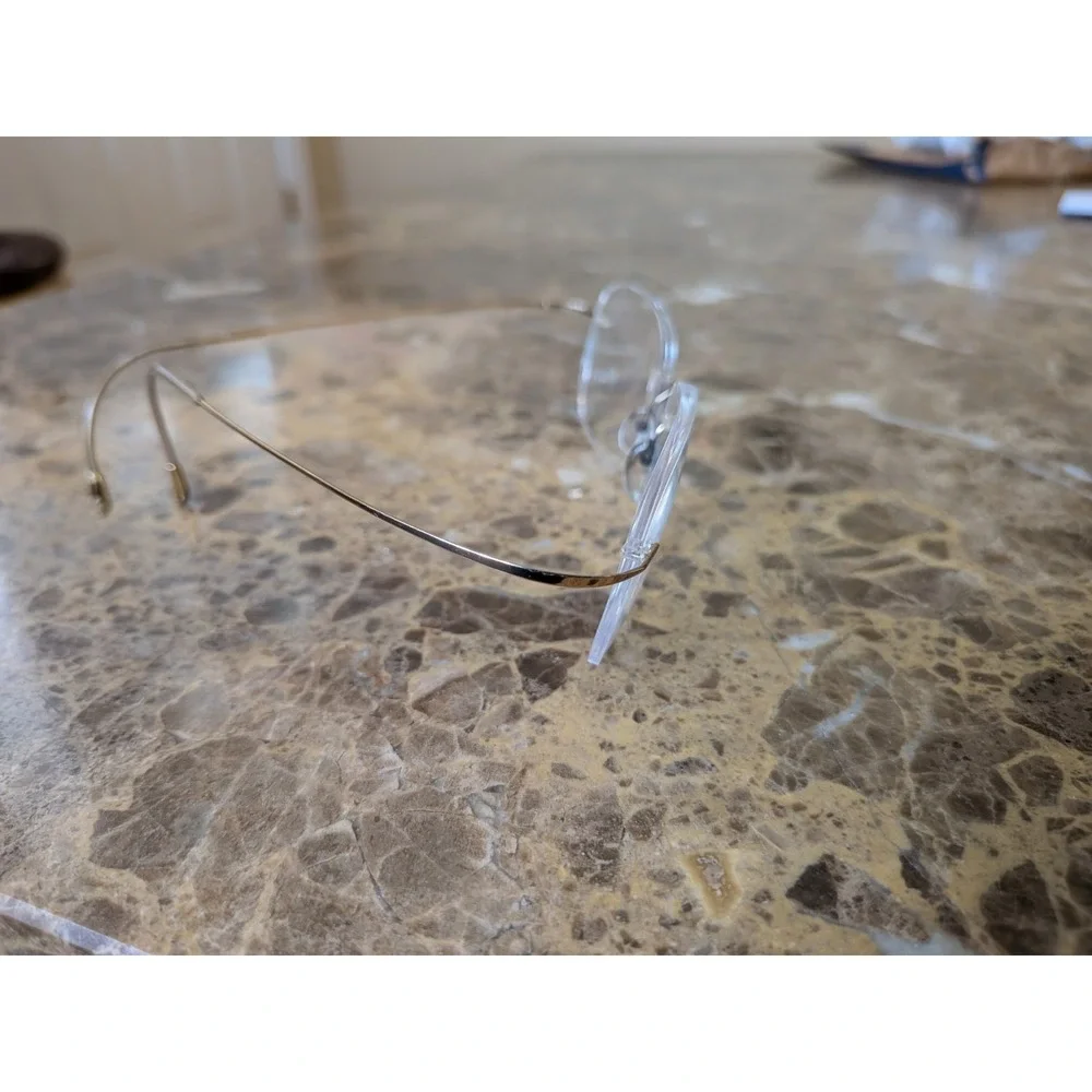 Silhouette Titan Gold Rimless Eye Glasses 7610 6051 50-21 150
